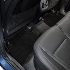 J&J Automotive PREMIUM BLACK velurové autokoberce pro Audi A6 C7 2011-2018 4ks