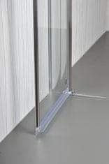 Arttec Dvoukřídlé sprchové dveře do niky COMFORT F 18 grape sklo 138 - 143 x 195 cm