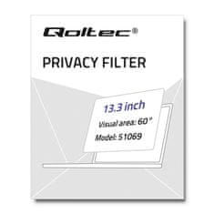 Qoltec Privátní filtr RODO pro MacBook Pro Touch Bar 13,3" (2016-2018)