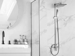 Beliani Sprchový systém stříbrný TAGBO