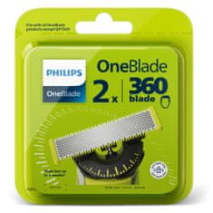 výměnné břity 360 2ks pro Philips OneBlade QP420/50