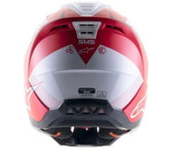 Alpinestars Motokrosová helma S-M5 Rayon red/white matt vel. S