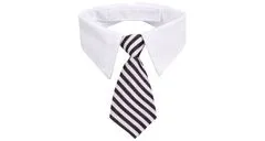 Merco Multipack 3ks Gentledog kravata pro psy černá-bílá, S