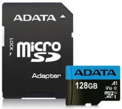 Adata Paměťová karta Premier microSD 128GB + adaptér