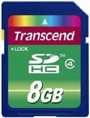 Transcend Paměťová karta SDHC SecureDigital Duo 8GB