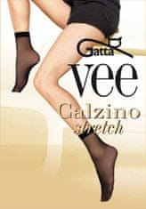 Amiatex Designové černé dámské lodičky na jehlovém podpatku + Ponožky Gatta Calzino Strech, černé, 37