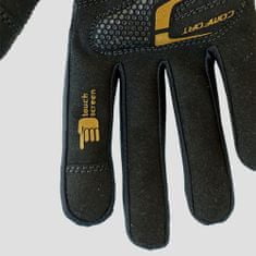 POLEDNIK Dlouhoprsté letní cyklistické rukavice DYNAMIC, barva černá - velikost XXL