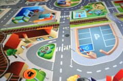 House of Kids Dětský kusový koberec město / letiště 3D
