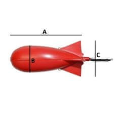 RS Fish Raketa HOOK MIDI černá