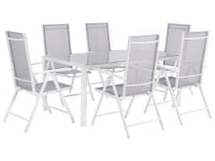 Beliani Zahradní jídelní set (stůl + 6 židlí) CATANIA