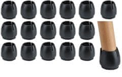 Korbi Plstěné podložky pod nohy židlí, 16 ks, 17-21 mm