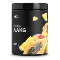 KFD NUTRITION Premium AAKG arginin alfa-ketogluturát 300 g s příchutí tropického ovoce