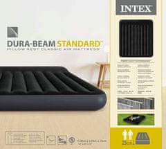 Intex nafukovací postel Standard King se zvednutým podhlavníkem