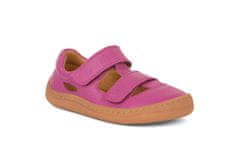 dívčí barefoot kožené sandály G3150241-7 fuxia, pro děti, 30