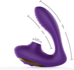 Vibrabate Vibrátor se stimulací bodu g, masážní přístroj sání klitorisu